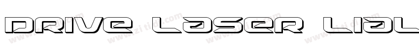 Drive laser lialic字体转换